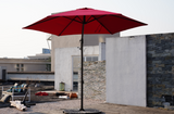 ,Offset Patio Umbrella With Base