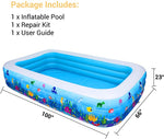 80 x 55 x 23  Inflatable Swimming Pool for Adult, Kids