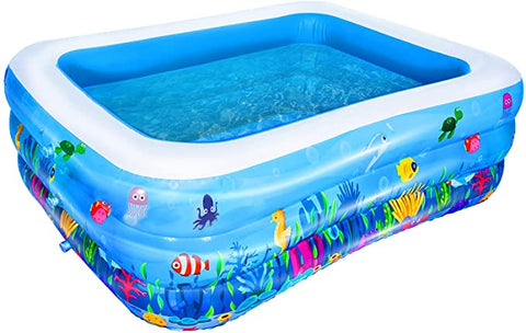 70 x 51 x 21  Inflatable Swimming Pool for Adult, Kids