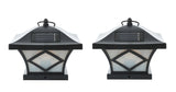 Solar Powered Fence Post Cap Pack (Set of 2)