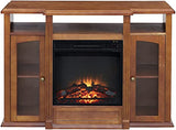 Electric Fireplace TV Stand Storage Shelf for Living Room