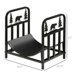 16.5'' W Metal Log Rack