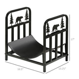 16.5'' W Metal Log Rack