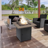 43 Inch Outdoor Gas Fire Pit