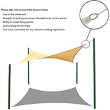 16' x 20' Sun Shade Sail Rectangle Canopy