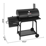 Grill with Smoker