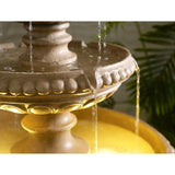 Resin Outdoor Floor Fountain with Light