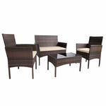 4-Piece Wicker Set