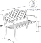 50" Outdoor Bench