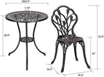 3-Piece Bistro Set