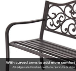 Metal Outdoor Bench