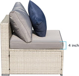 9-Seat Wicker Set