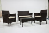 4-Piece Wicker Set