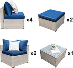 9-Piece Rattan Set