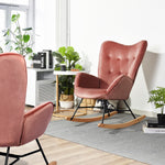 Rocking Chairs VELVET PINK